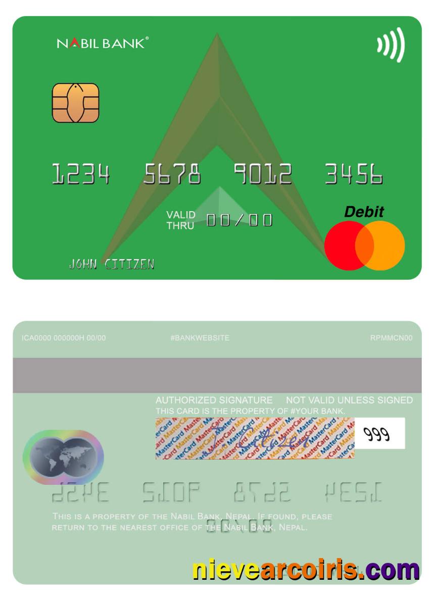 Nepal Nabil Bank mastercard